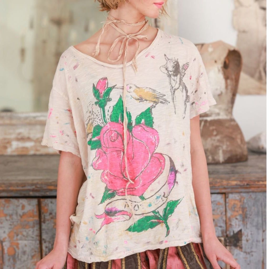 (WO) Abbeyrosa T - Magnolia Pearl Shirt Rose tee shirt by Magnolia Pea ...