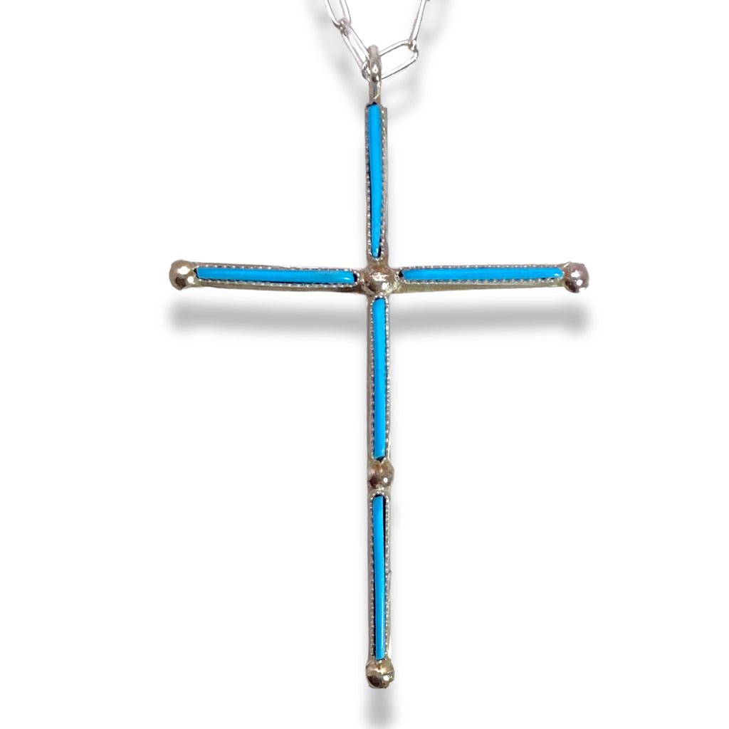 Sawtooth native southwestern cross necklace buy