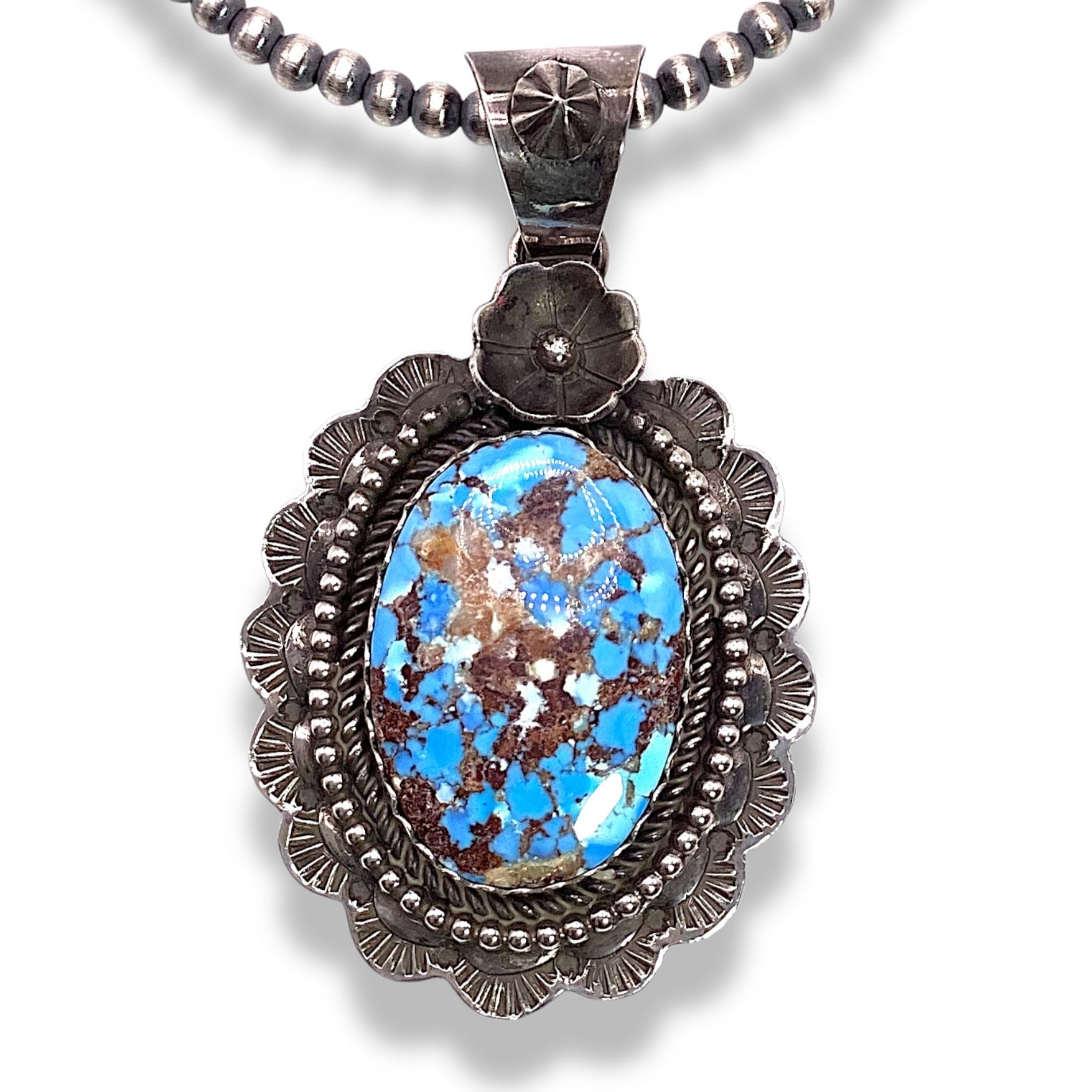 Leigha Cleveland Golden Hills Turquoise Pendant