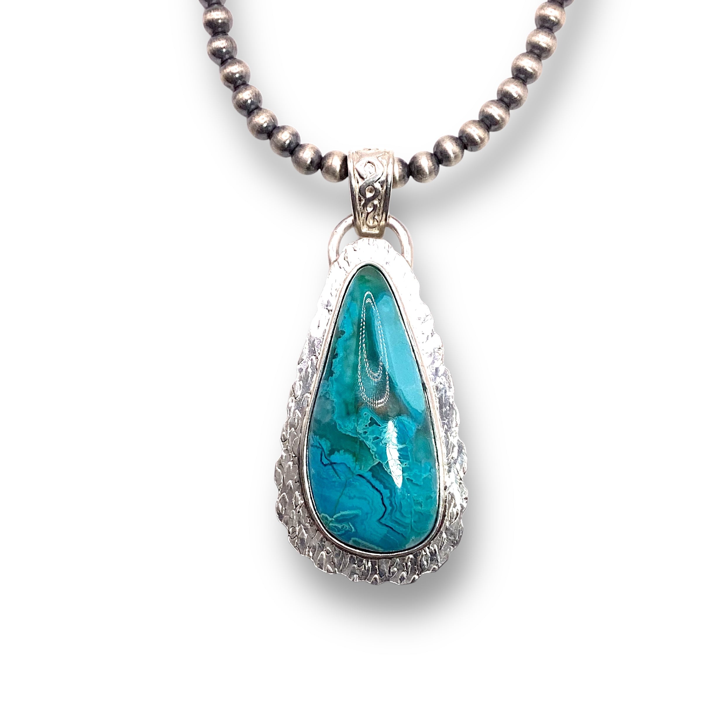 Inspiration Mine Gem Silica Pendant by Michael Silberhorn