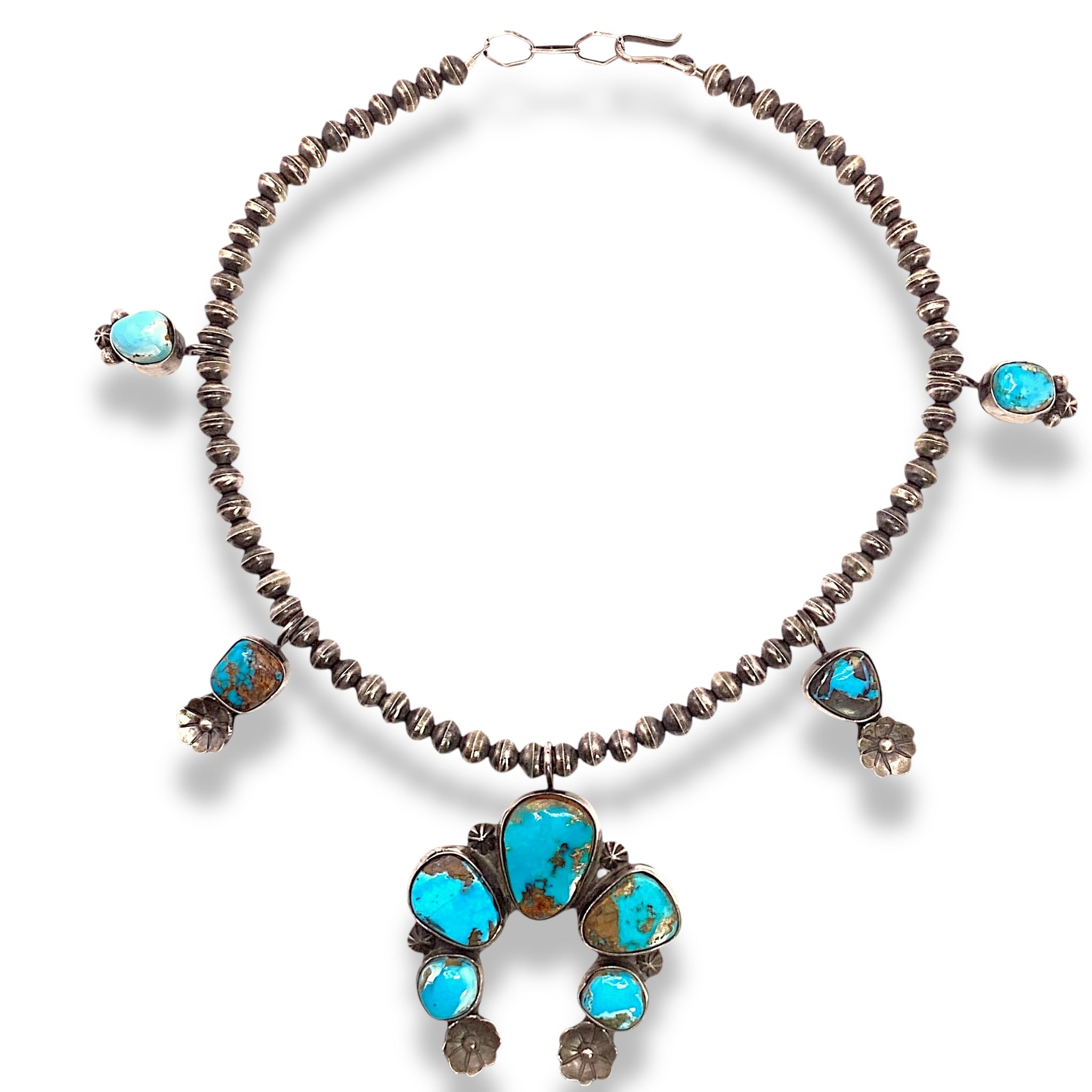 Leigha Cleveland Mini Squash Blossom Necklace In Royston