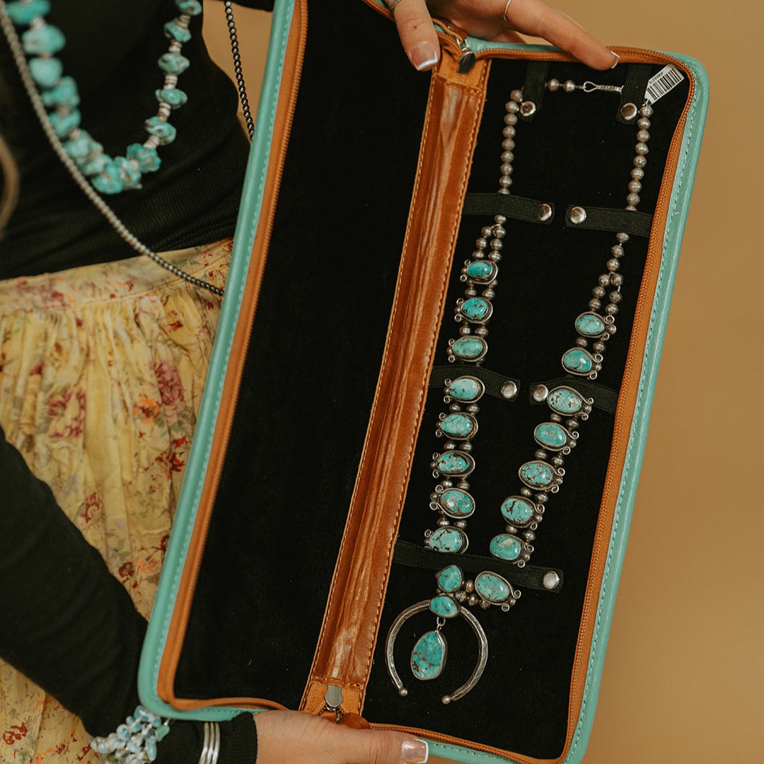 Lantern Dancer | Leather Squash Blossom Case – Lantern Dancer Gallery