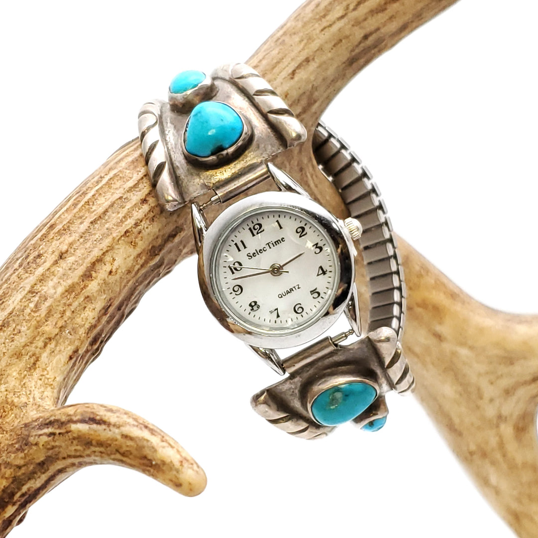 腕時計 Arizona Turquoise Indian Watch Hand Made Arizona Turquoise Indian Watch Hand Made