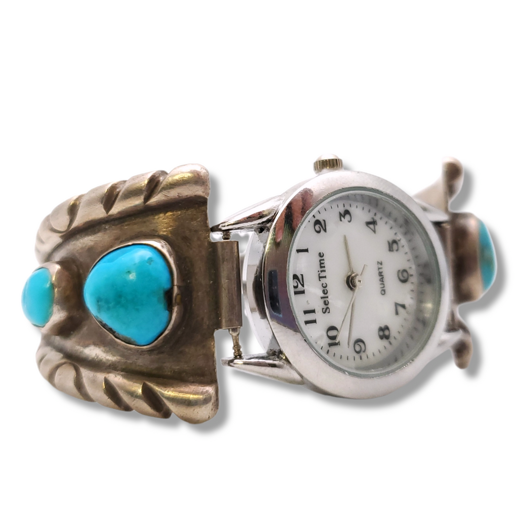 Native Made Vintage Turquoise Watch | LANTERN DANCER GALLERY